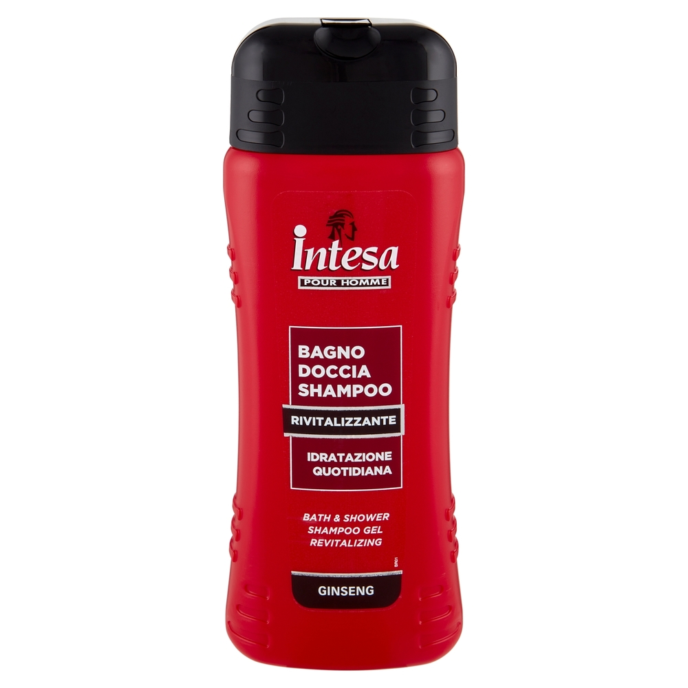 Intesa Pour Homme Bagno Doccia Shampoo Rivitalizzante Ginseng 500 mL